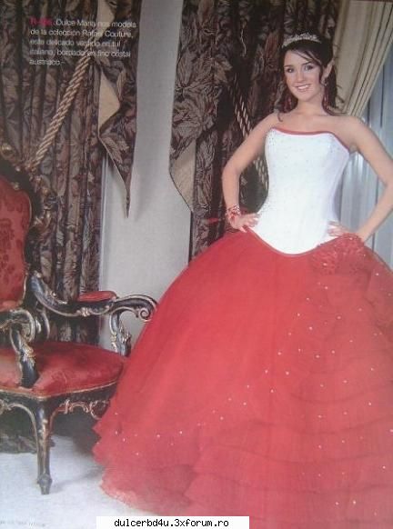Dulce cand era mai mica - asta e in rochie de mireasa - Dulce Maria